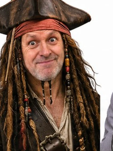 Gibby as Captain Jack Sparrow